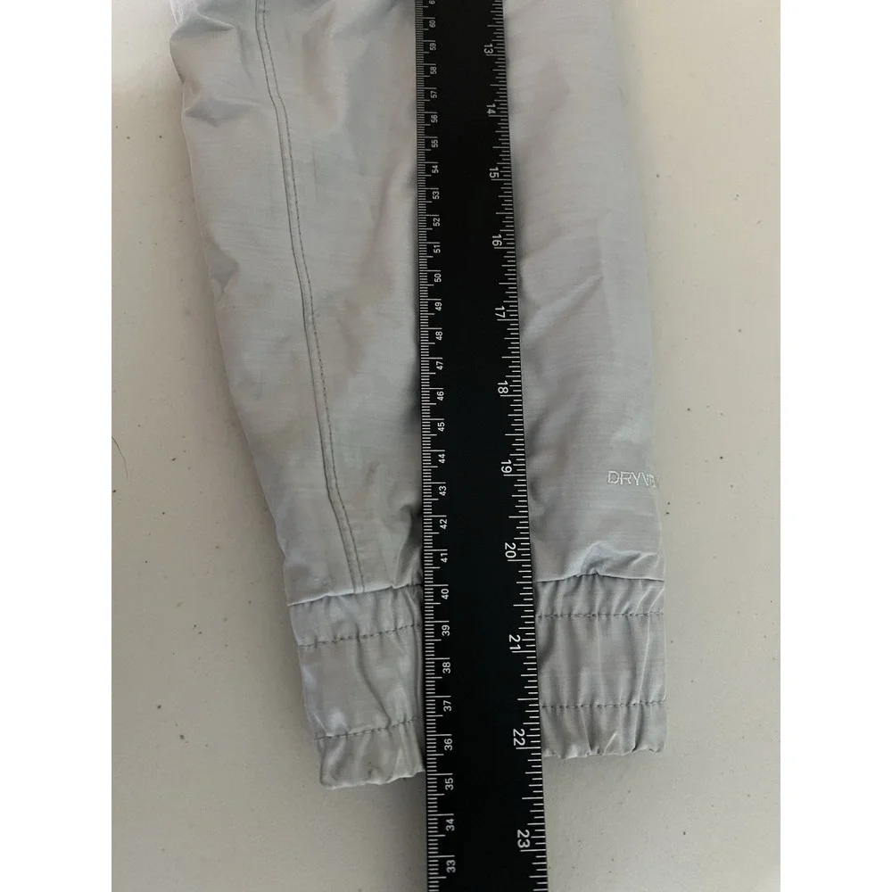 North Face Boys Large 14/16 Ski Snowboarding Jacket Silver Zipper Hoodie Winter